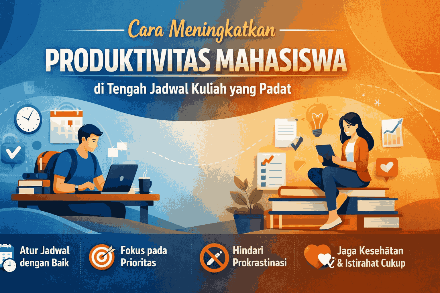 Cara Meningkatkan Produktivitas Mahasiswa di Tengah Jadwal Kuliah yang Padat