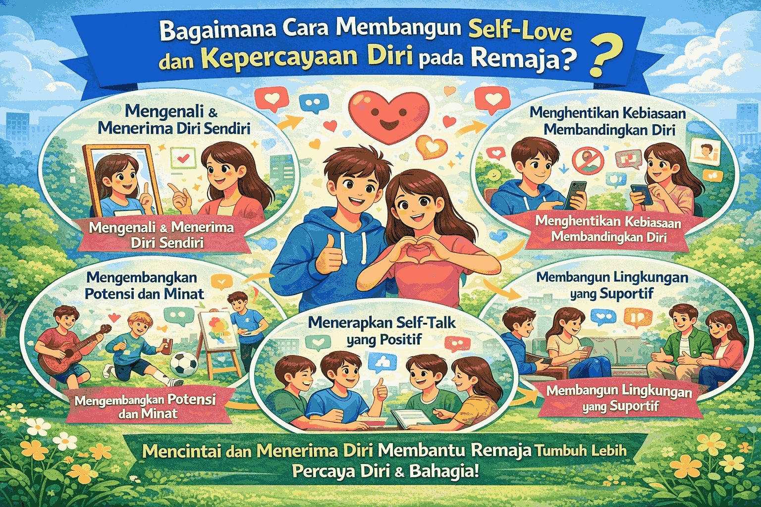 Bagaimana Cara Membangun Self-Love dan Kepercayaan Diri pada Remaja?