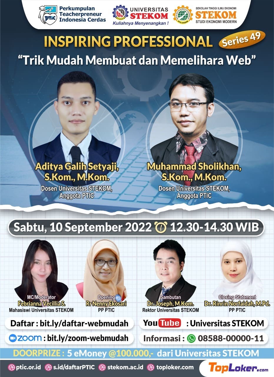 INSPIRING PROFESSIONAL Trik Mudah Membuat dan Memelihara Web
