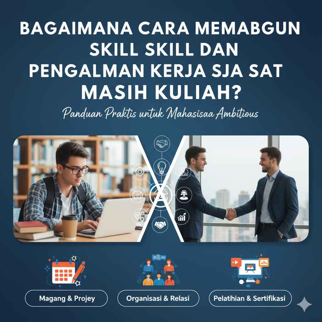 Bagaimana Cara Membangun Skill dan Pengalaman Kerja Saat Masih Kuliah?