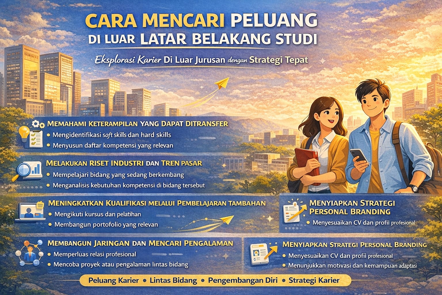 Cara Mencari Peluang Di Luar Latar Belakang Studi