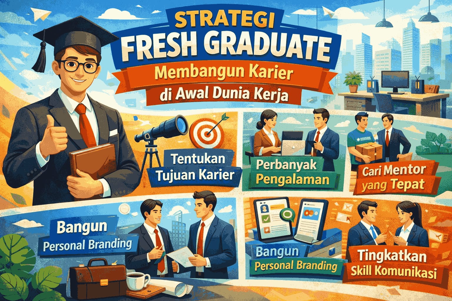 Strategi Fresh Graduate Membangun Karier di Awal Dunia Kerja