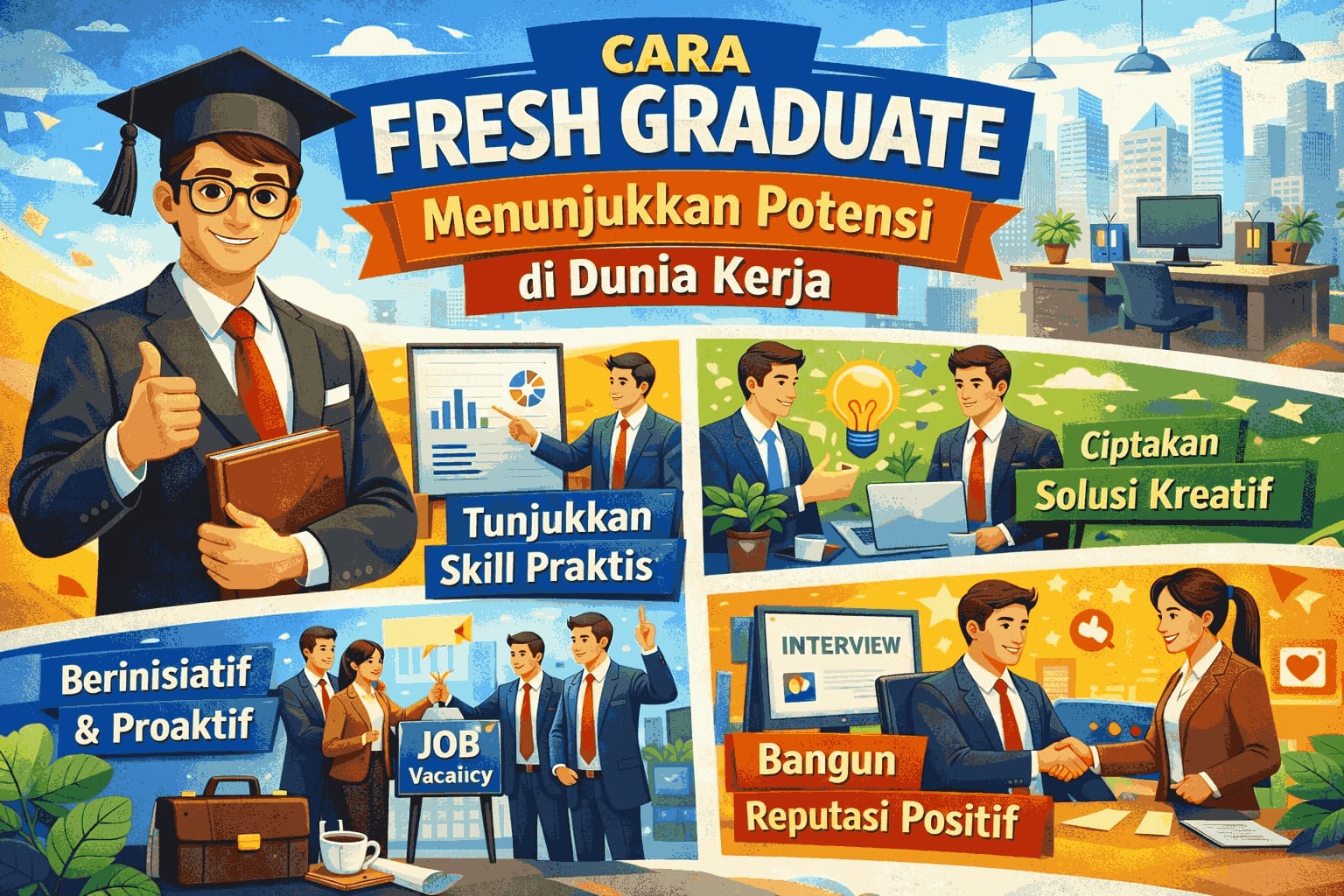 Cara Fresh Graduate Menunjukkan Potensi di Dunia Kerja