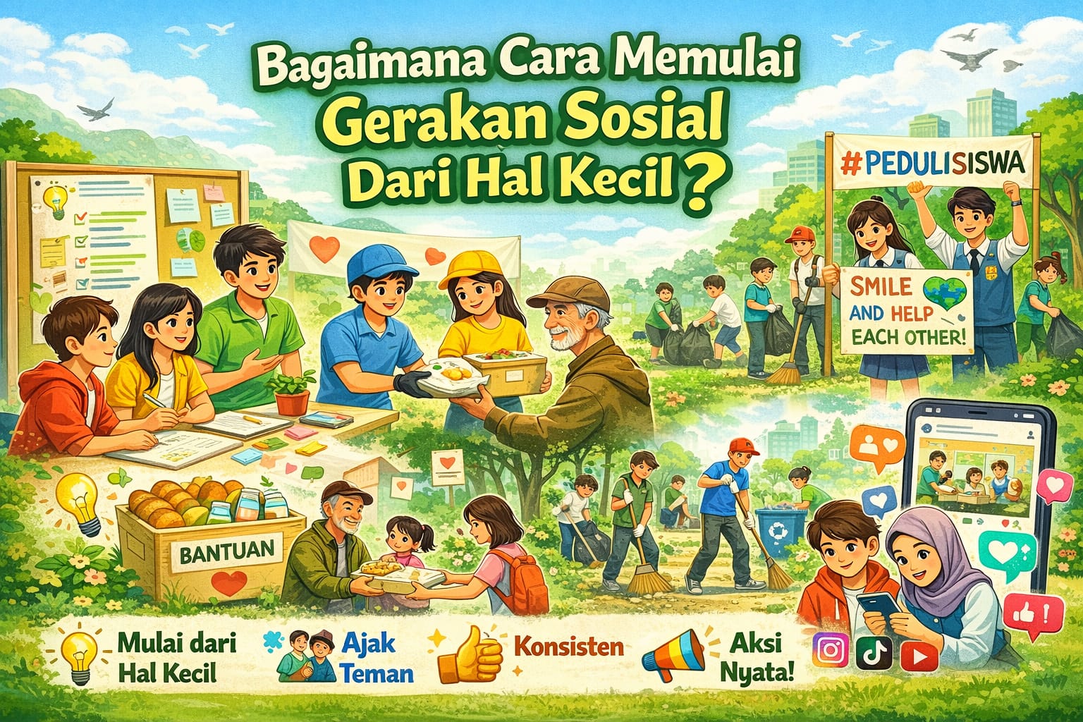 Bagaimana Cara Memulai Gerakan Sosial dari Hal Kecil?
