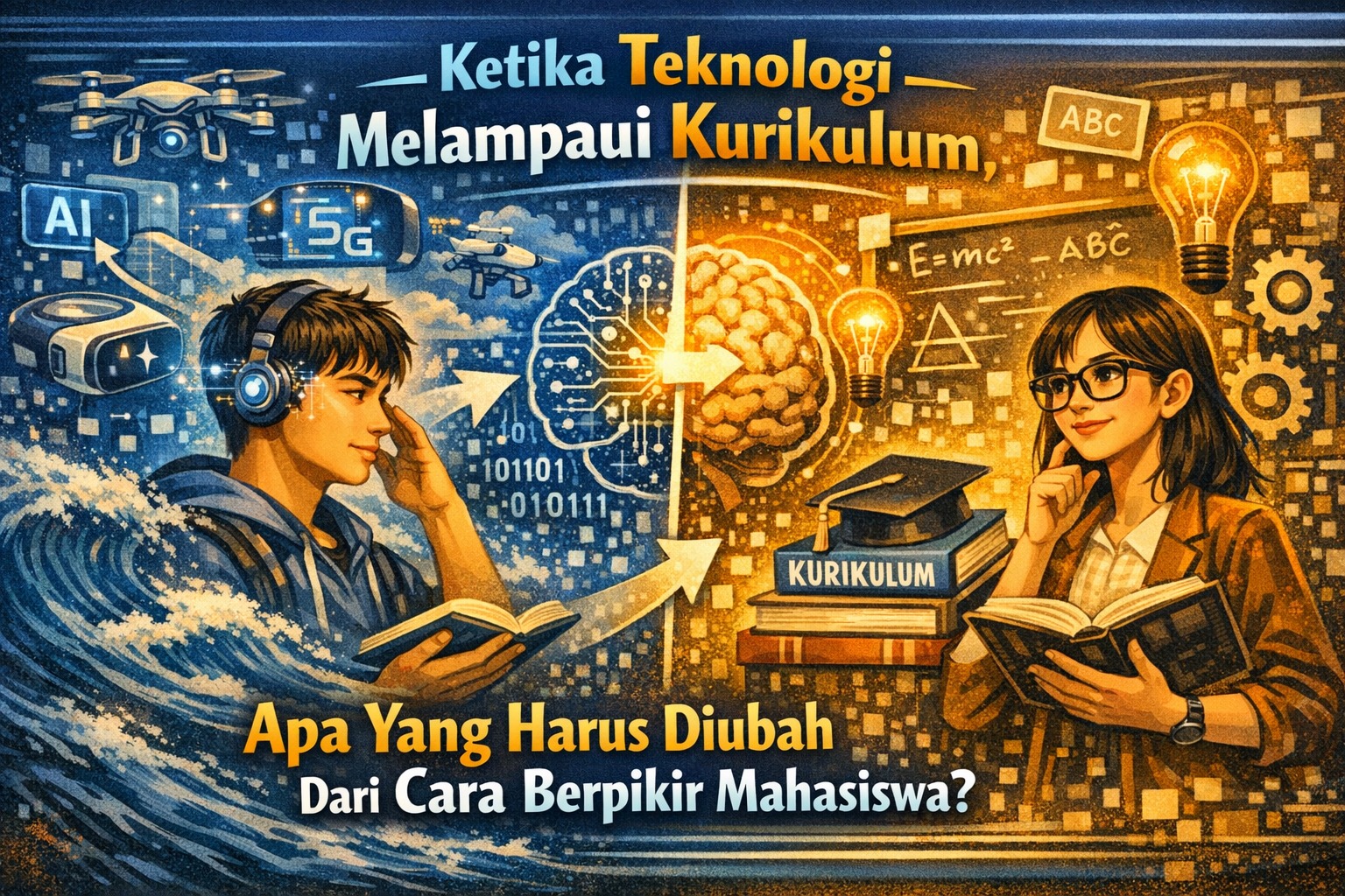 Ketika Teknologi Melampaui Kurikulum, Apa Yang Harus Diubah Dari Cara Berpikir Mahasiswa?
