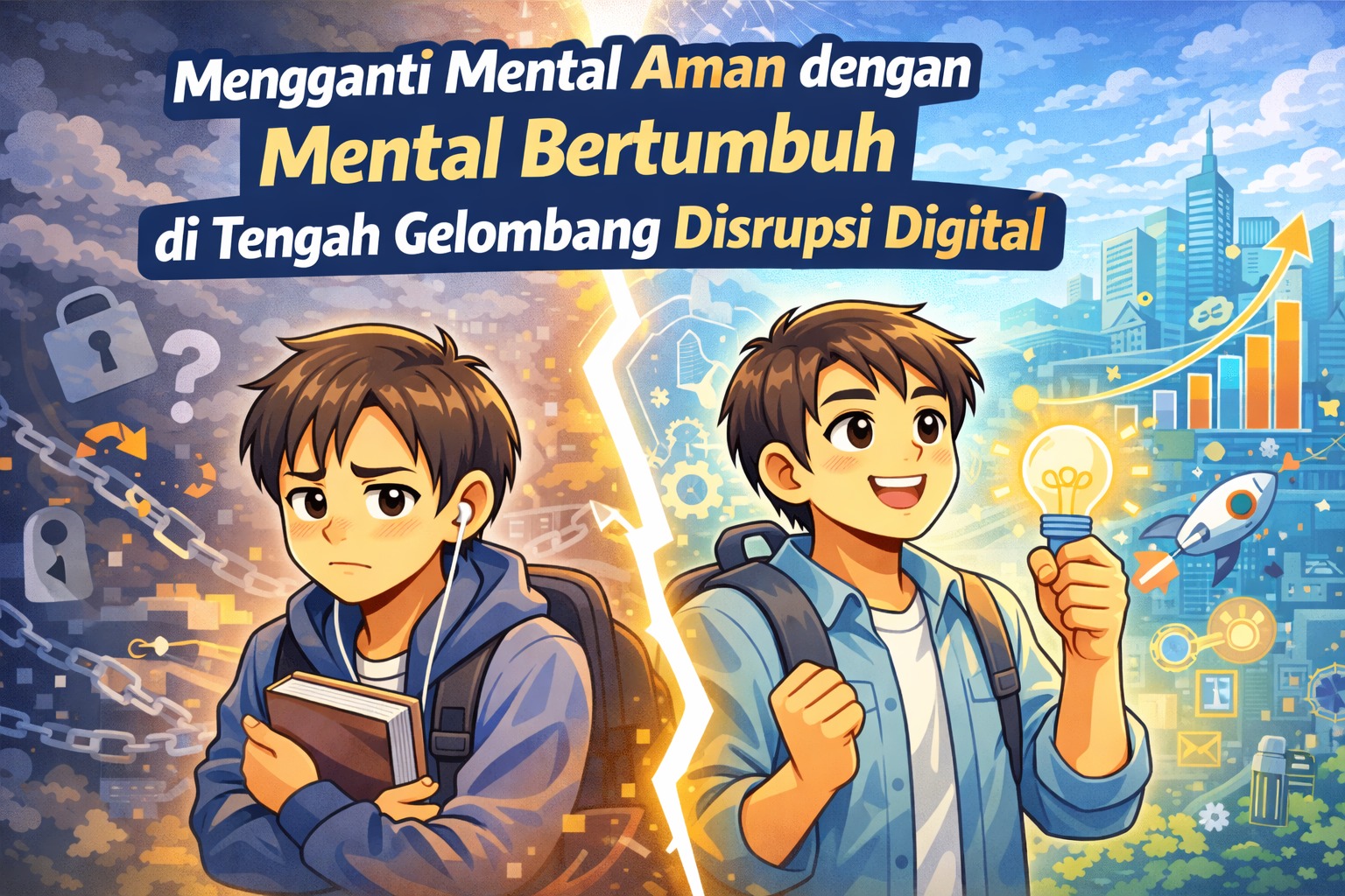 Mengganti Mental Aman dengan Mental Bertumbuh di Tengah Gelombang Disrupsi Digital