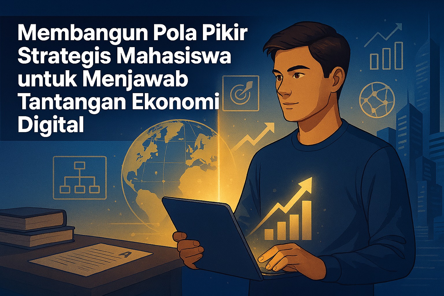 Membangun Pola Pikir Strategis Mahasiswa untuk Menjawab Tantangan Ekonomi Digital