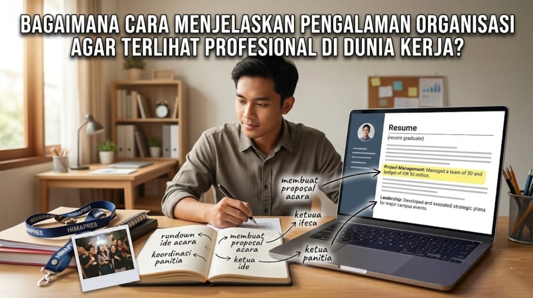 Bagaimana Cara Menjelaskan Pengalaman Organisasi Agar Terlihat Profesional di Dunia Kerja?