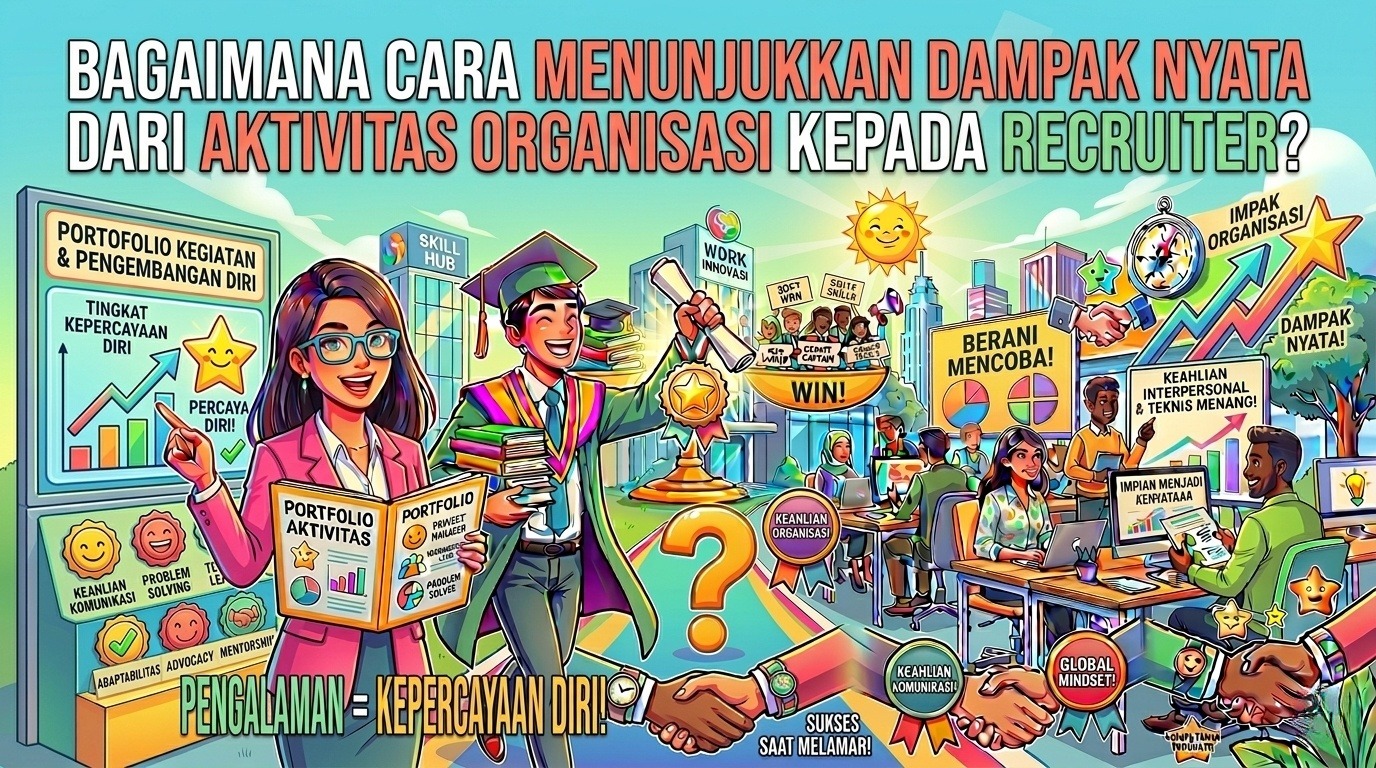 Bagaimana Cara Menunjukkan Dampak Nyata dari Aktivitas Organisasi kepada Recruiter?