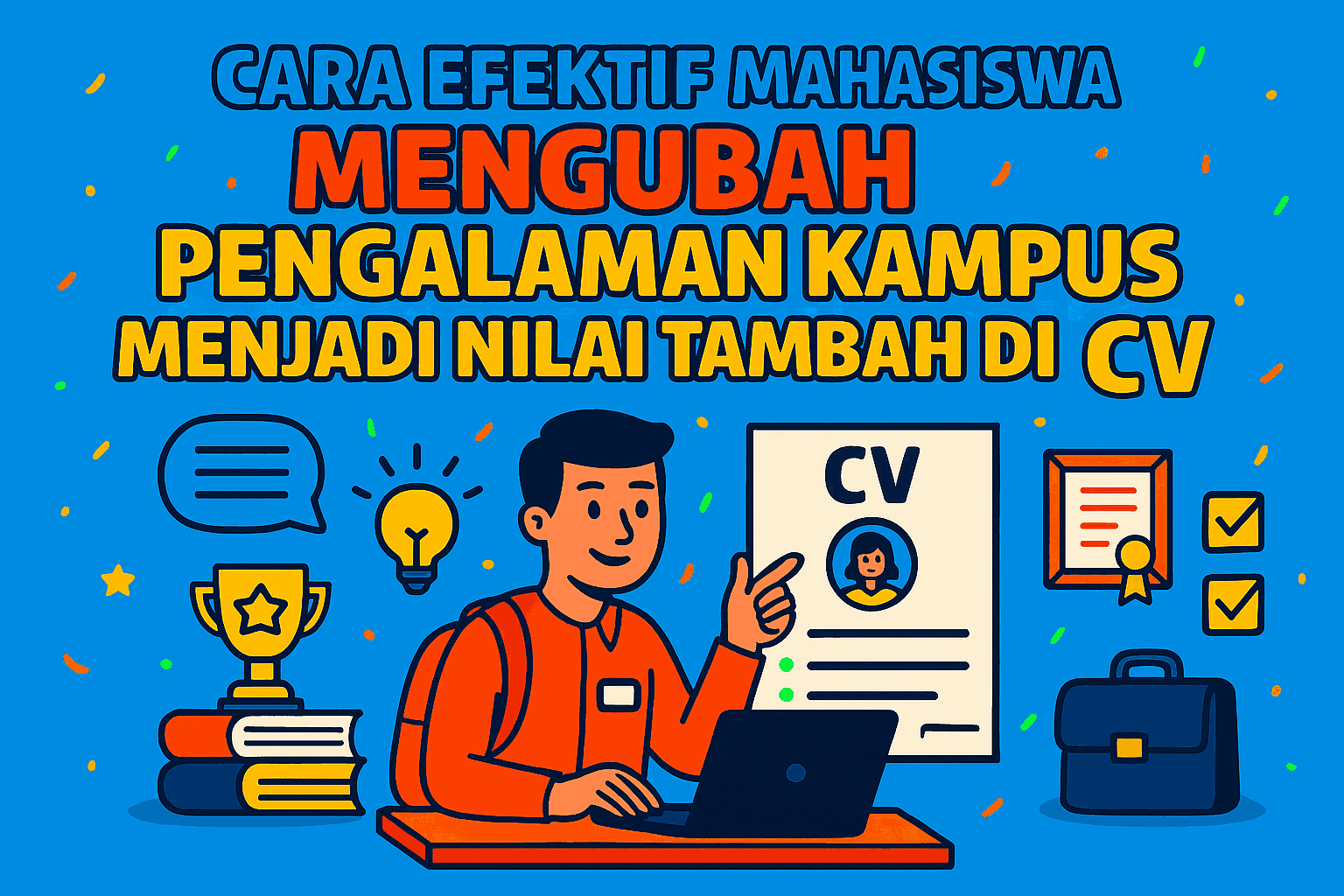 Cara Efektif Mahasiswa Mengubah Pengalaman Kampus Menjadi Nilai Tambah di CV