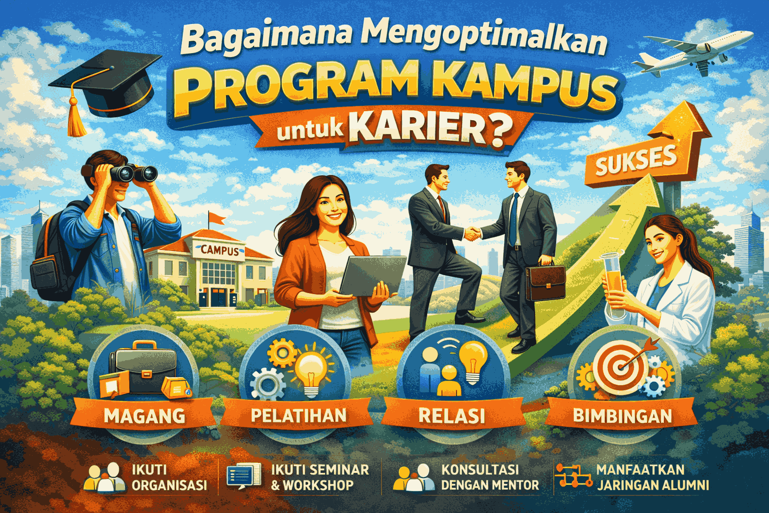 Bagaimana Mengoptimalkan Program Kampus untuk Karier?