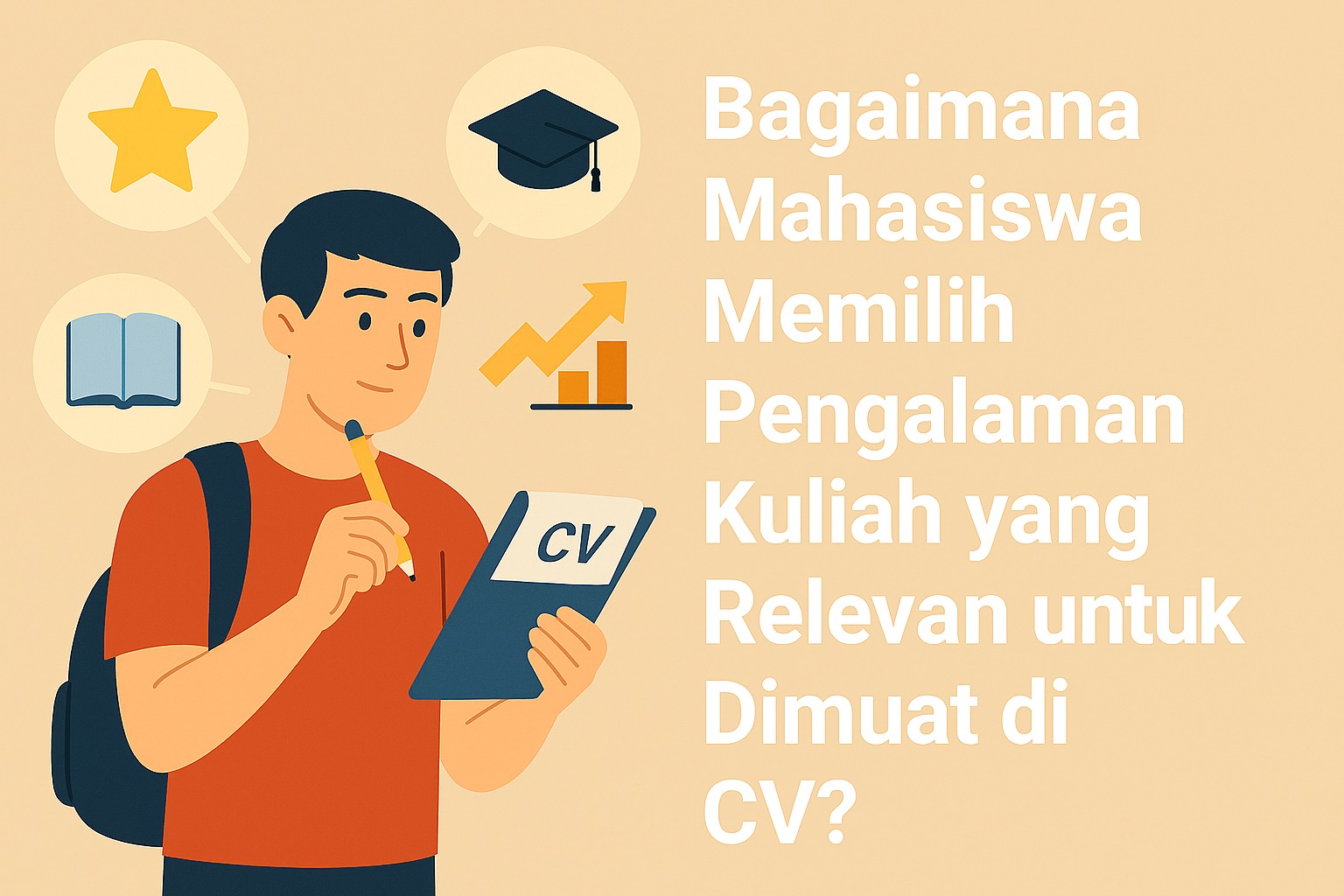 Bagaimana Mahasiswa Memilih Pengalaman Kuliah yang Relevan untuk Dimuat di CV?