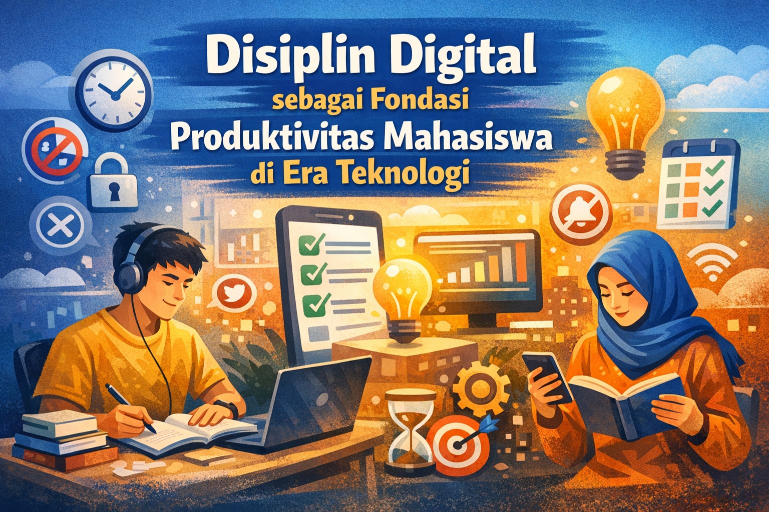 Disiplin Digital sebagai Fondasi Produktivitas Mahasiswa di Era Teknologi