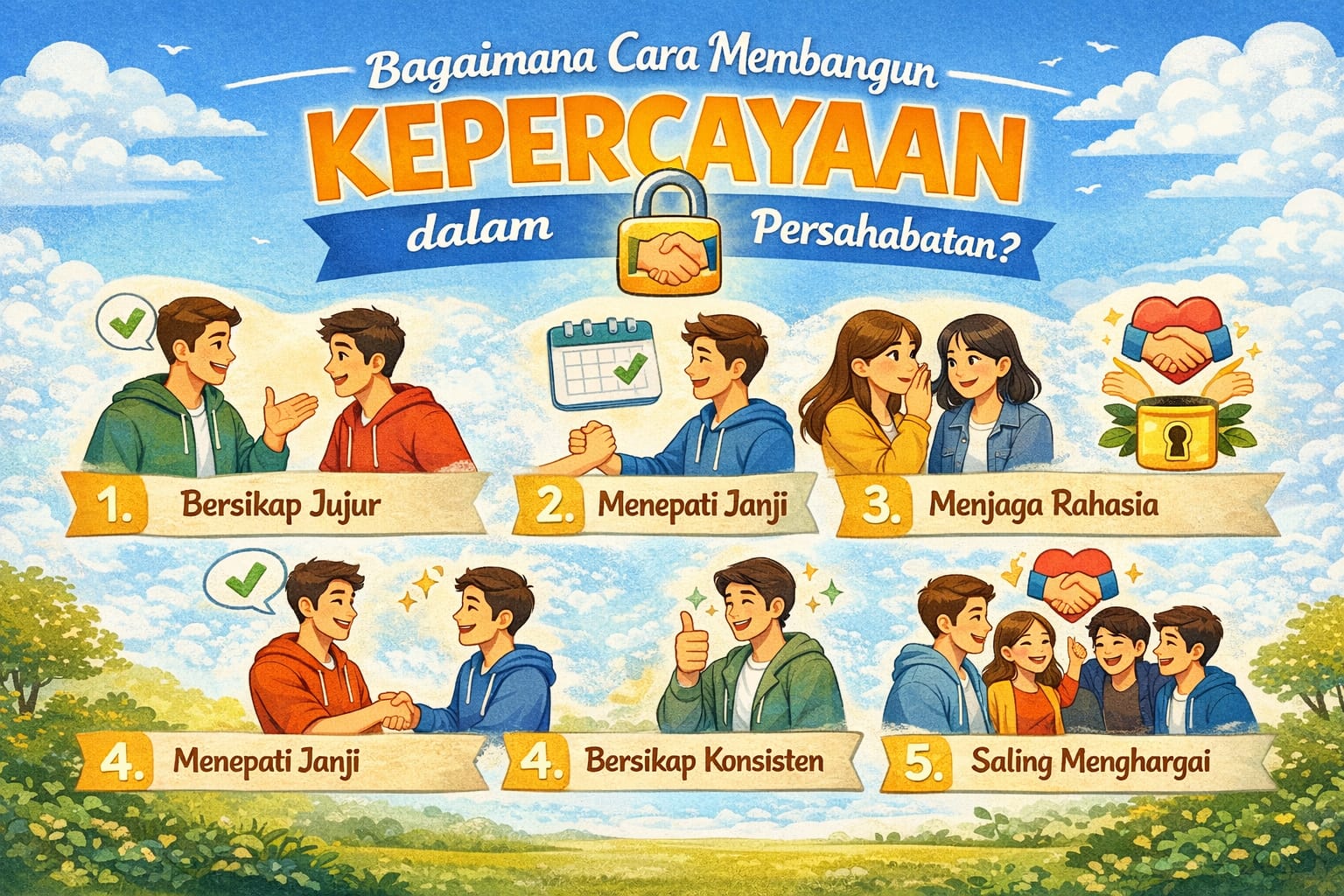 Bagaimana Cara Membangun Kepercayaan dalam Persahabatan?