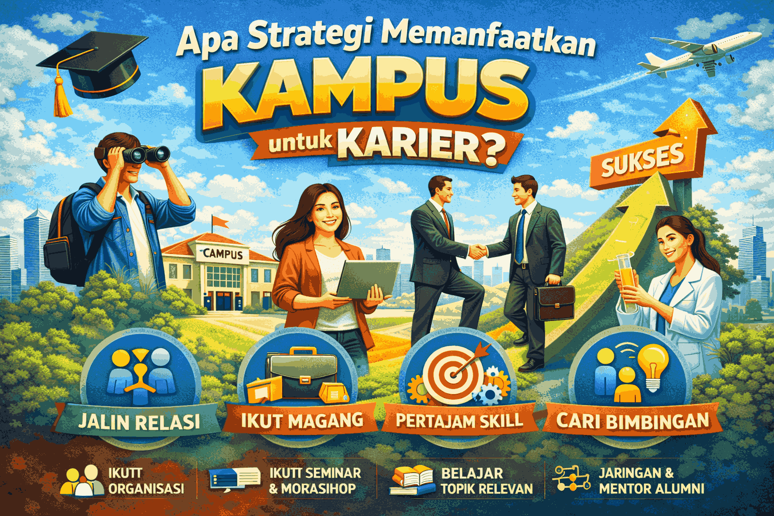 Apa Strategi Memanfaatkan Kampus untuk Karier?