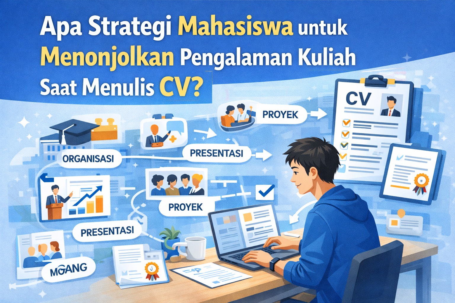Apa Strategi Mahasiswa untuk Menonjolkan Pengalaman Kuliah Saat Menulis CV?