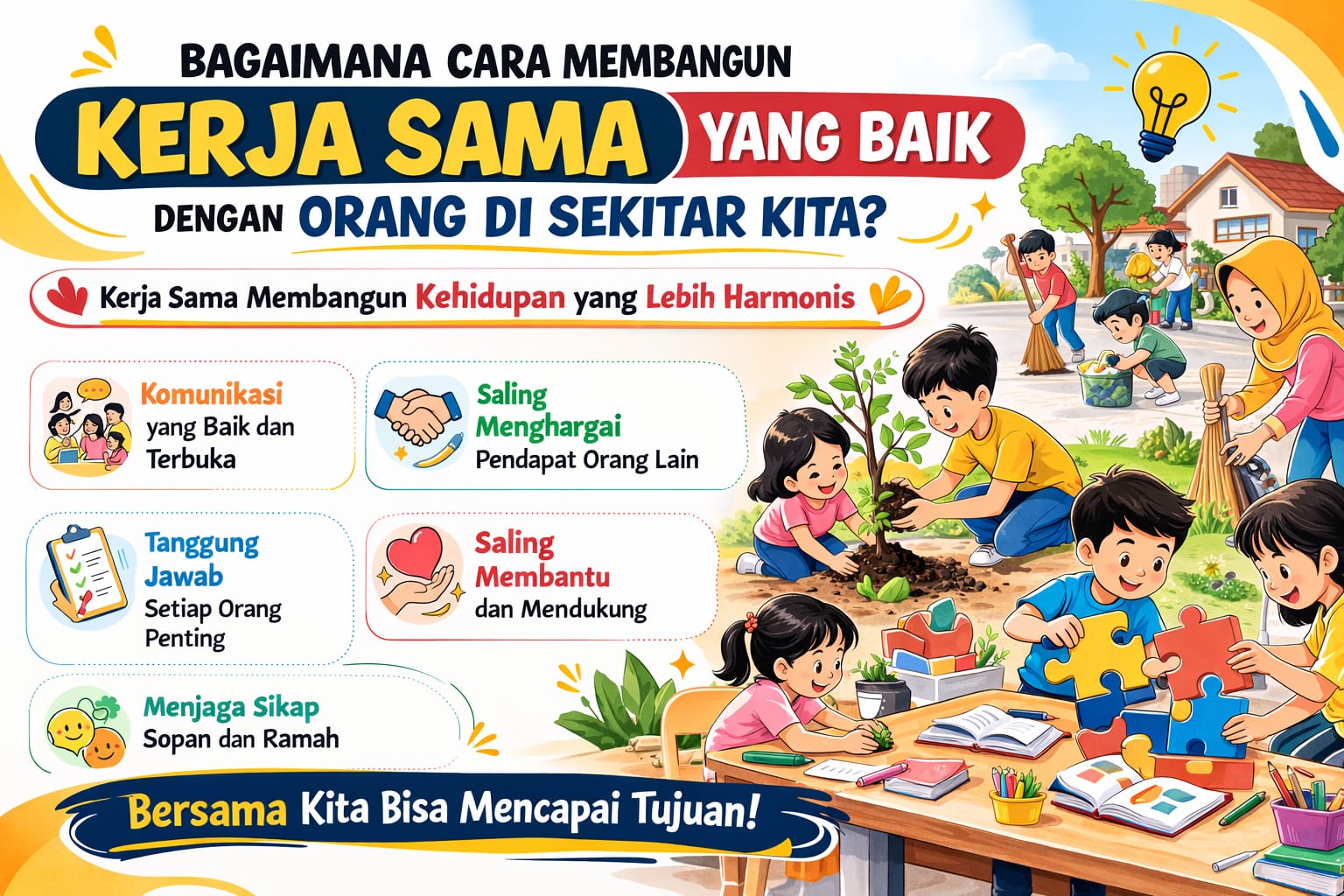 Bagaimana Cara Membangun Kerja Sama yang Baik dengan Orang di Sekitar Kita?