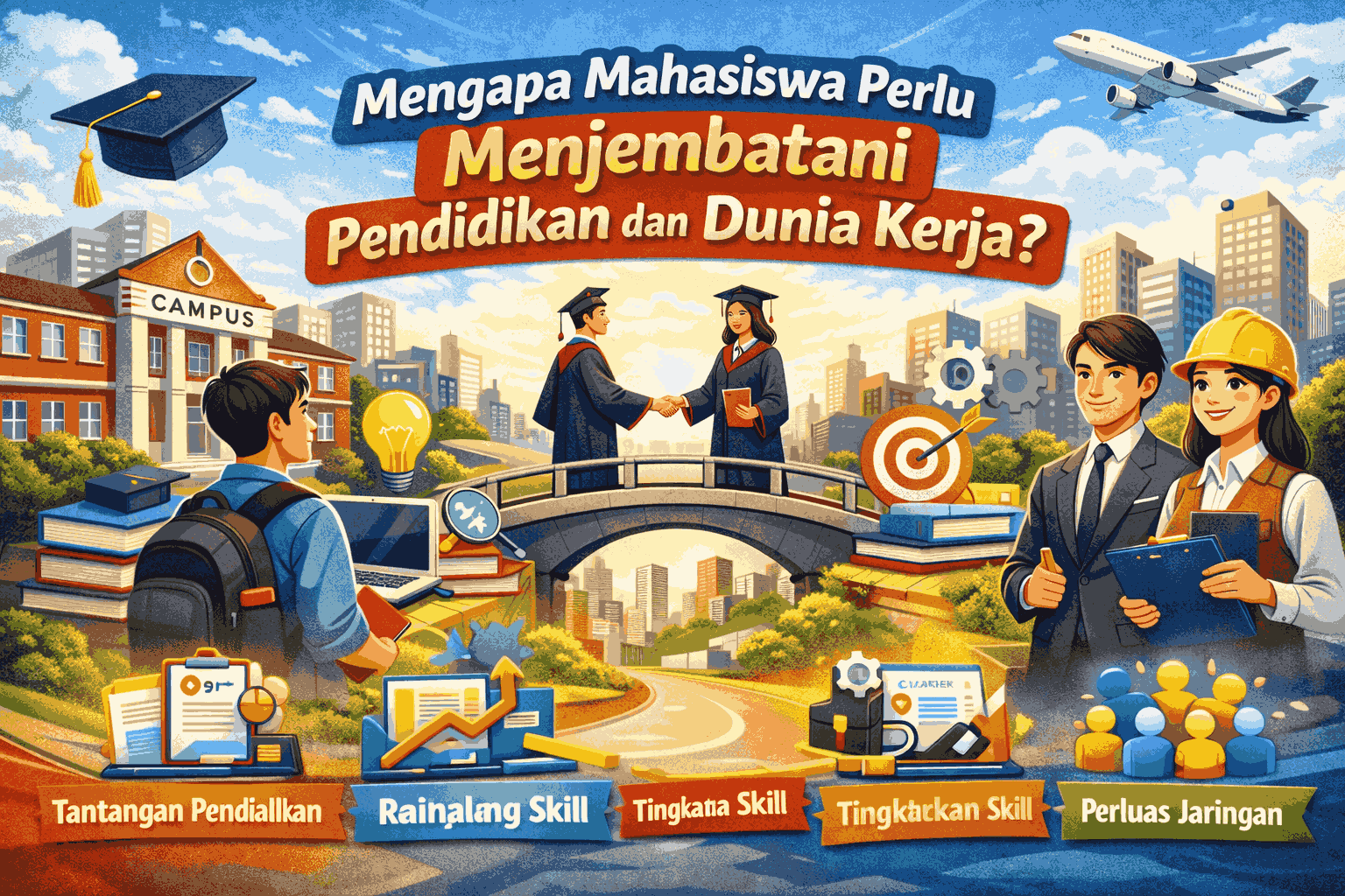 Mengapa Mahasiswa Perlu Menjembatani Pendidikan dan Dunia Kerja?