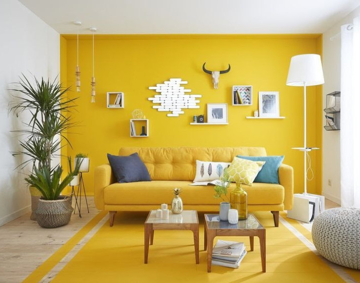 Inspirasi Desain Rumah Dengan Perpaduan Warna Kuning
