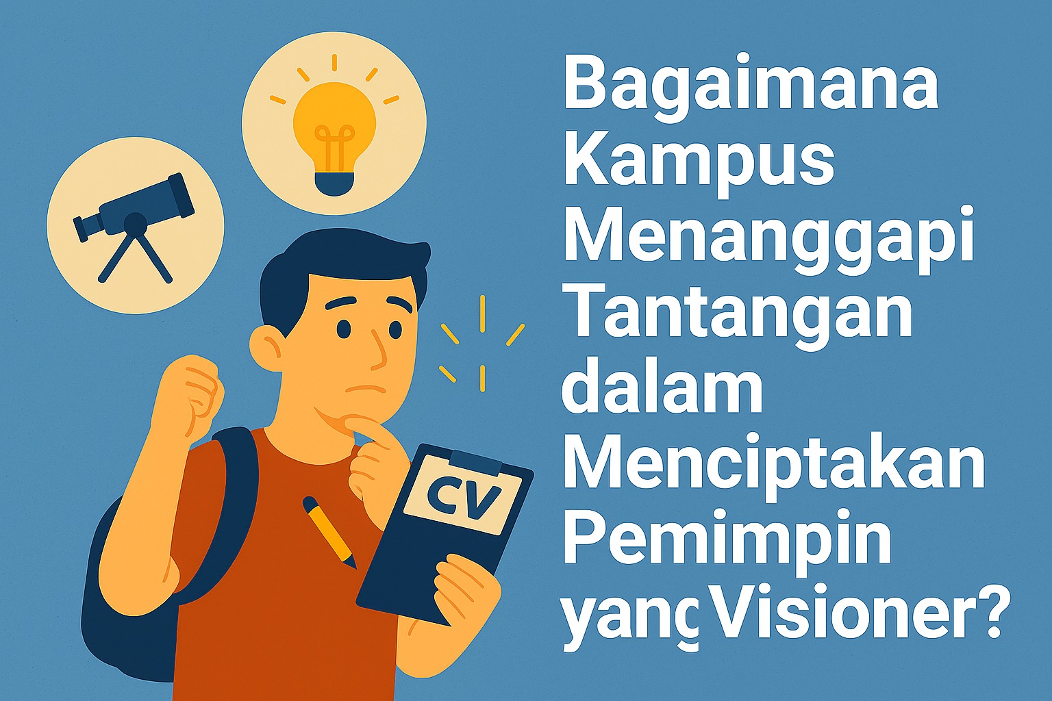 Bagaimana Kampus Menanggapi Tantangan dalam Menciptakan Pemimpin Mahasiswa yang Visioner?