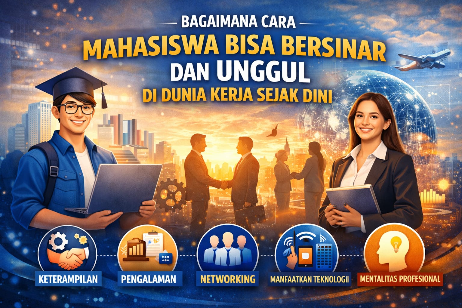 Bagaimana Cara Mahasiswa Bisa Bersinar dan Unggul di Dunia Kerja Sejak Dini