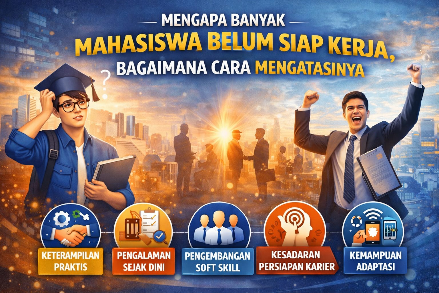 Mengapa Banyak Mahasiswa Belum Siap Kerja, dan Bagaimana Cara Mengatasinya