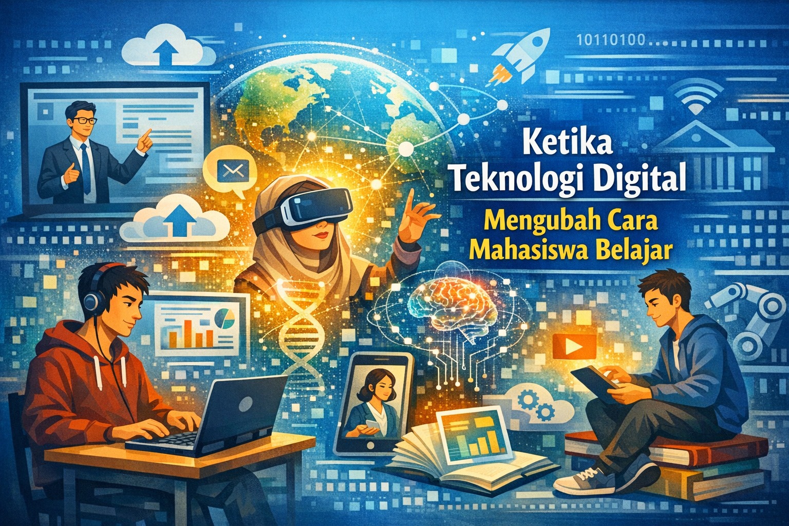 Ketika Teknologi Digital Mengubah Cara Mahasiswa Belajar