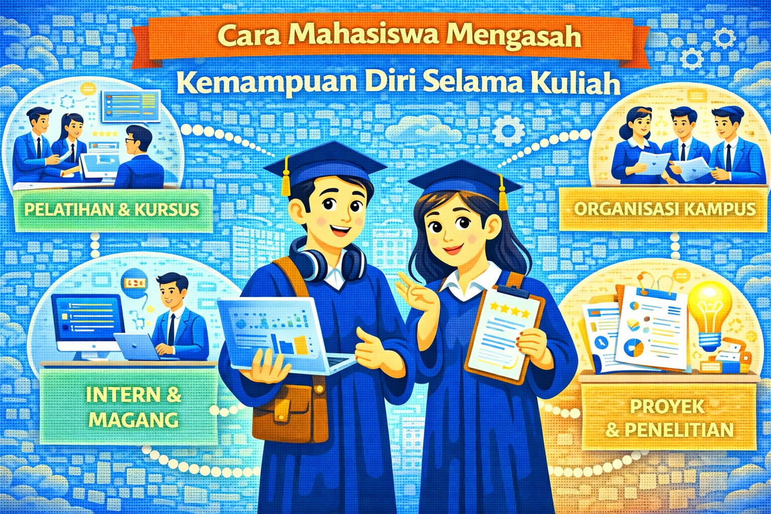 Cara Mahasiswa Mengasah Kemampuan Diri Selama Kuliah