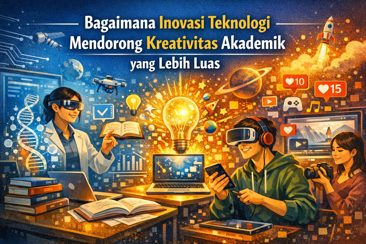 Bagaimana Inovasi Teknologi Mendorong Kreativitas Akademik yang Lebih Luas