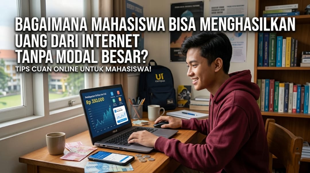 Bagaimana Mahasiswa Bisa Menghasilkan Uang dari Internet Tanpa Modal Besar?