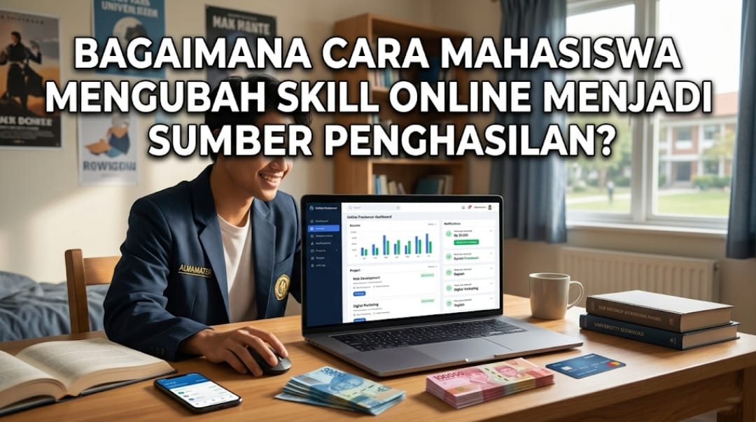 Bagaimana Cara Mahasiswa Mengubah Skill Online Menjadi Sumber Penghasilan?