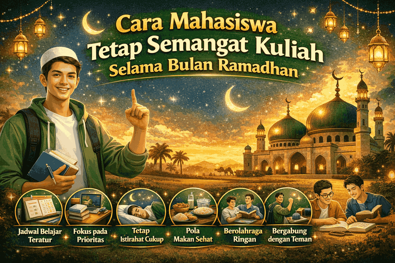 Cara Mahasiswa Tetap Semangat Kuliah Selama Bulan Ramadhan