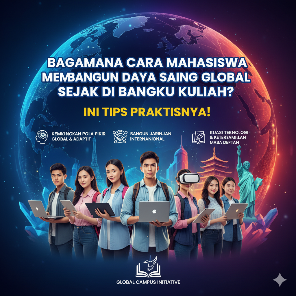 Bagaimana Cara Mahasiswa Membangun Daya Saing Global Sejak di Bangku Kuliah? Ini Tips Praktisnya