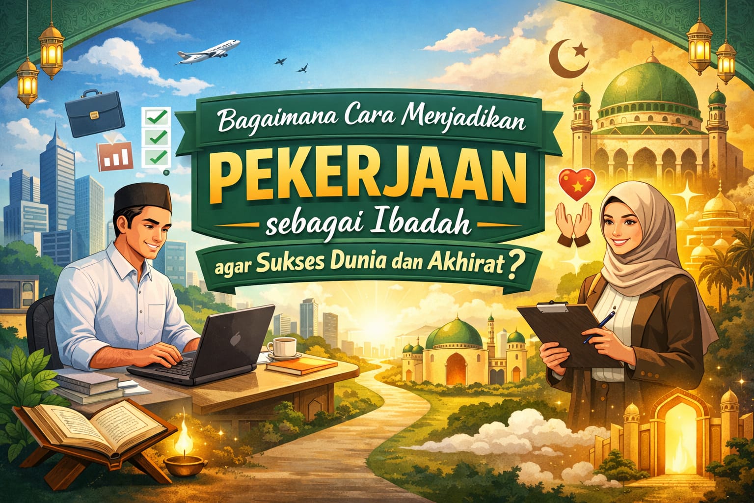 Bagaimana Cara Menjadikan Pekerjaan sebagai Ibadah agar Sukses Dunia dan Akhirat?
