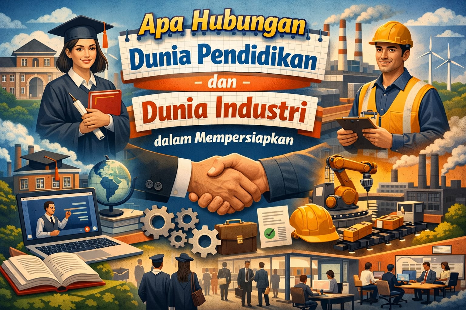 Apa Hubungan Dunia Pendidikan dan Dunia Industri dalam Mempersiapkan Mahasiswa Siap Kerja?