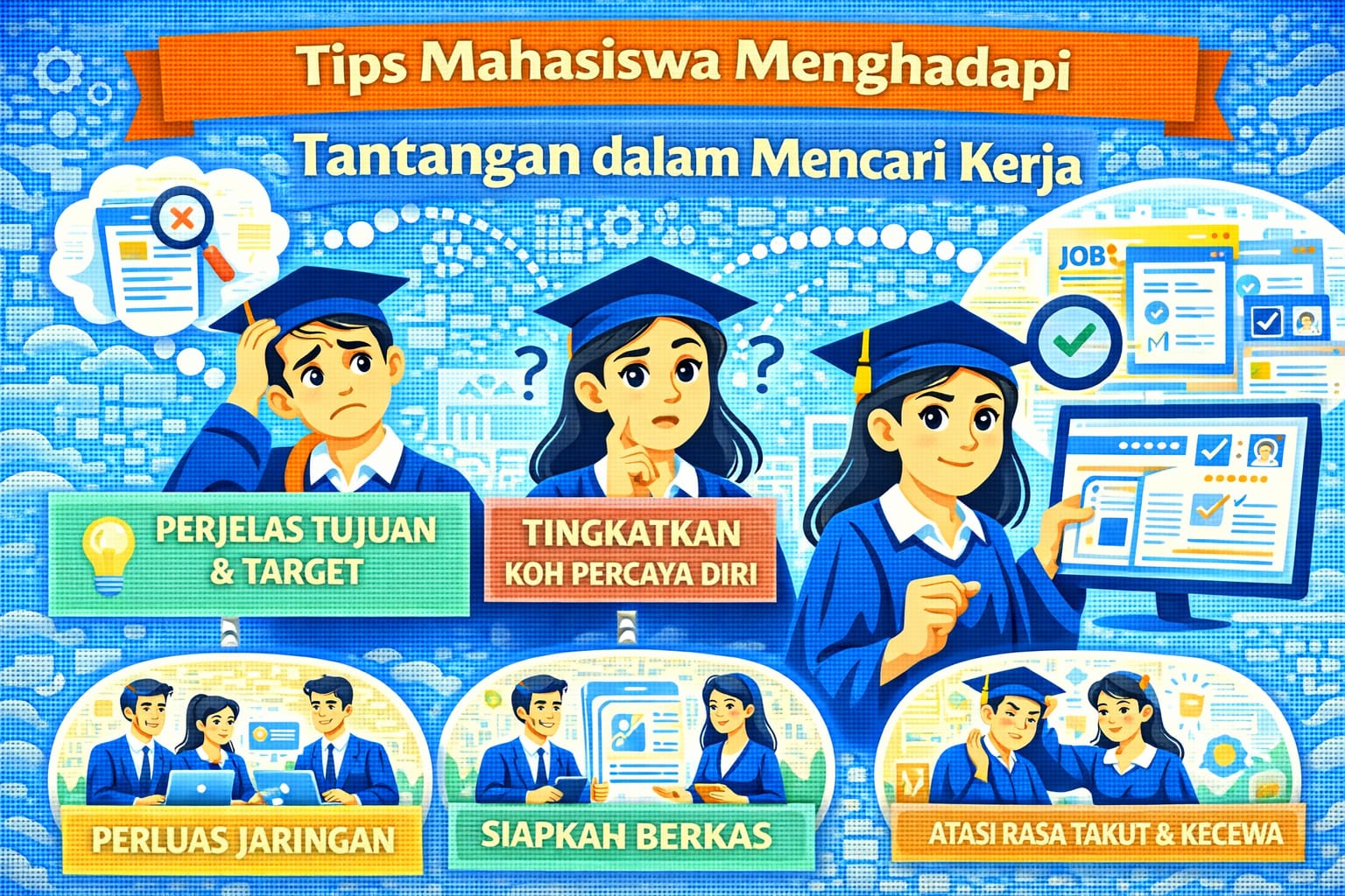 Tips Mahasiswa Menghadapi Tantangan dalam Mencari Kerja