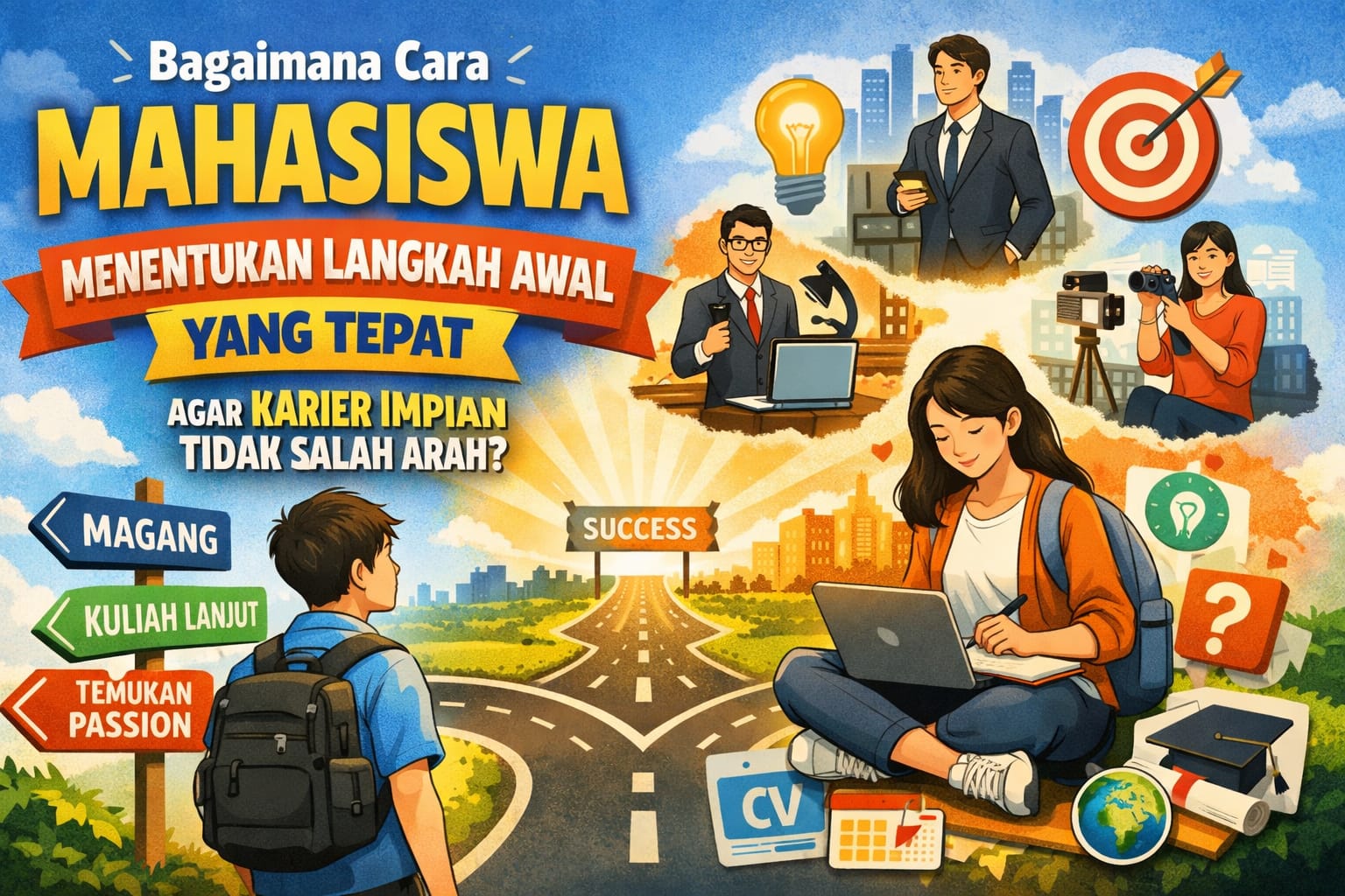 Bagaimana Cara Mahasiswa Menentukan Langkah Awal Yang Tepat Agar Karier Impian Tidak Salah Arah?