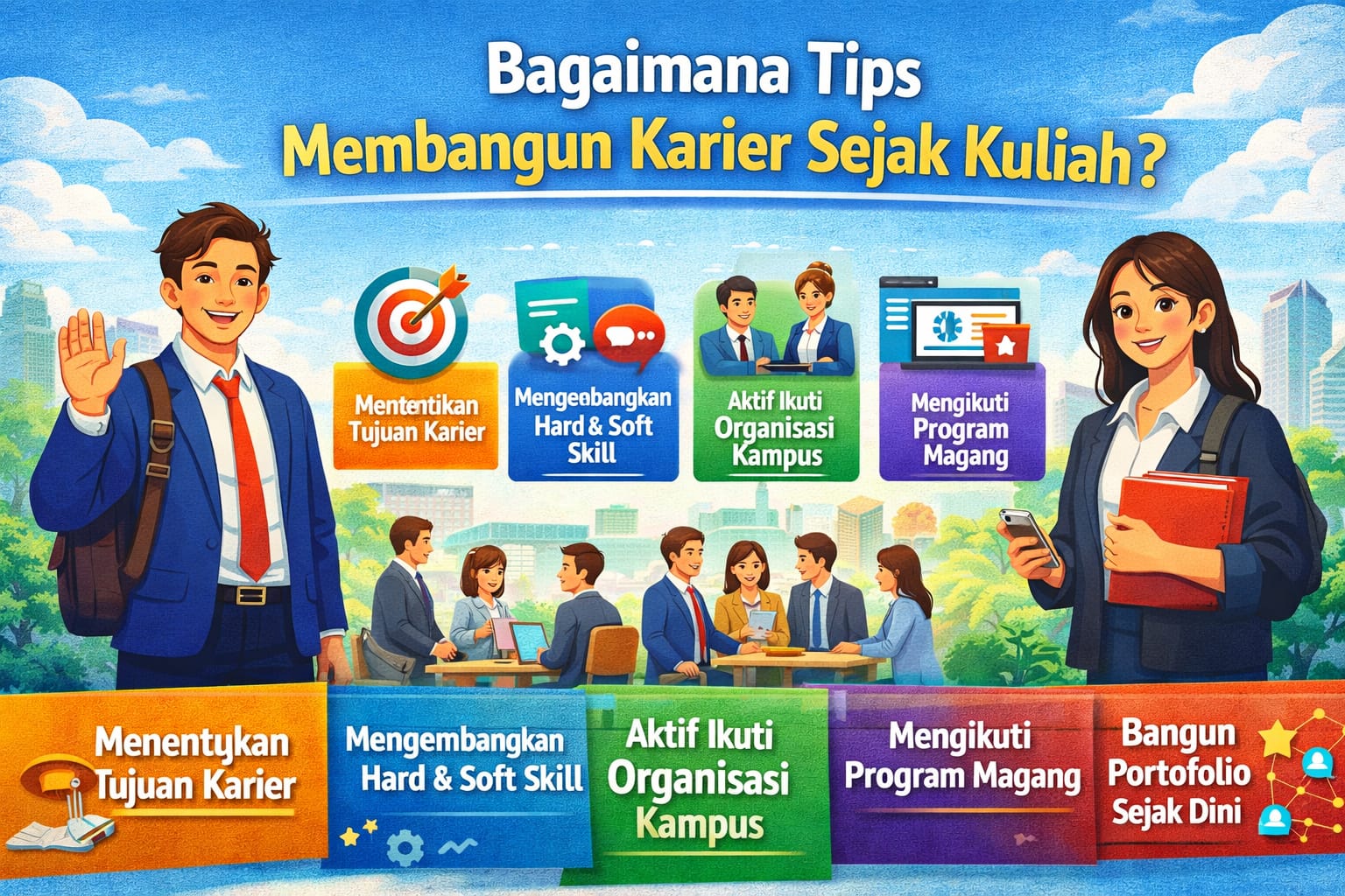 Bagaimana Tips Membangun Karier Sejak Kuliah?