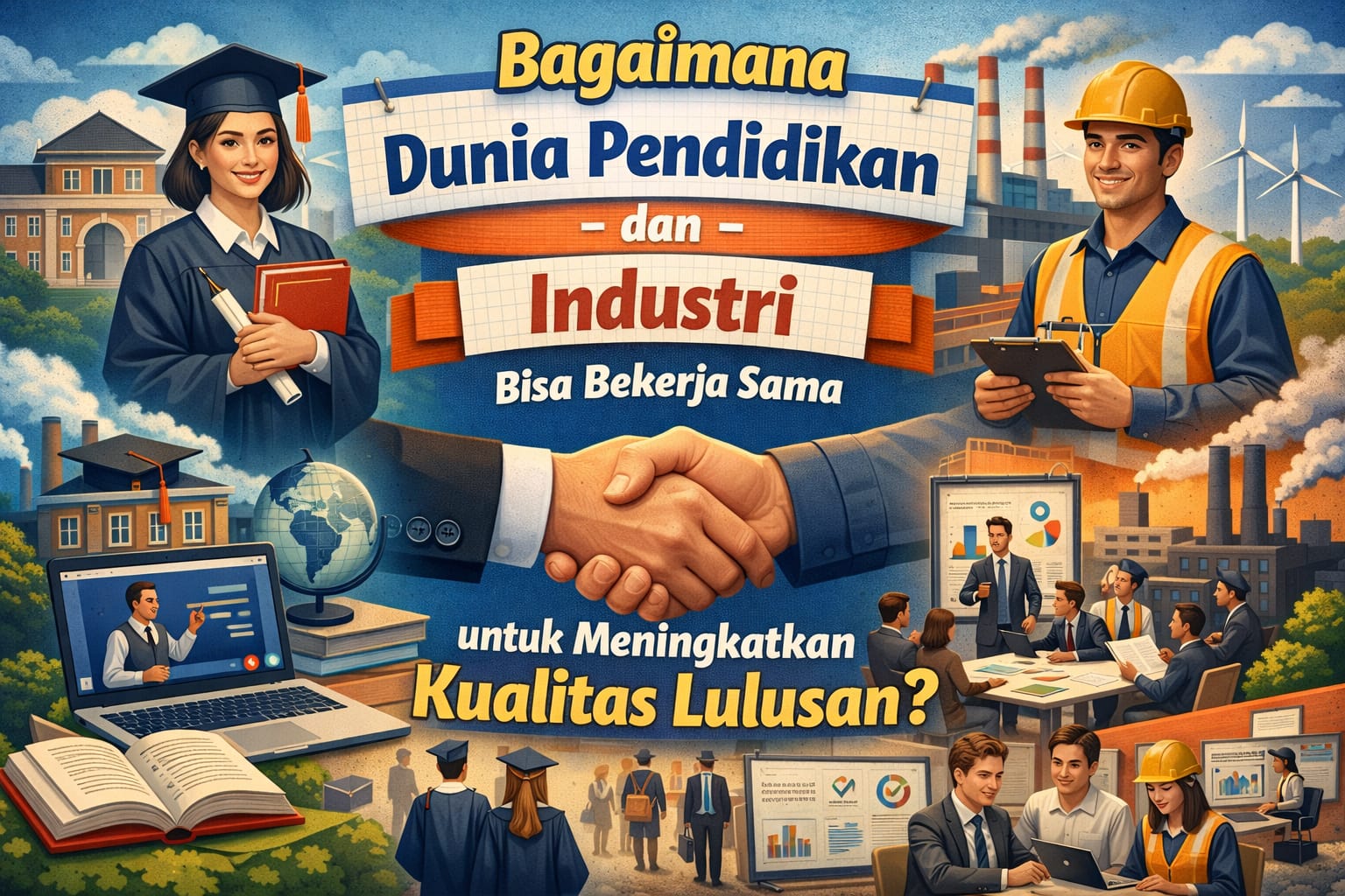 Bagaimana Dunia Pendidikan dan Industri Bisa Bekerja Sama untuk Meningkatkan Kualitas Lulusan?