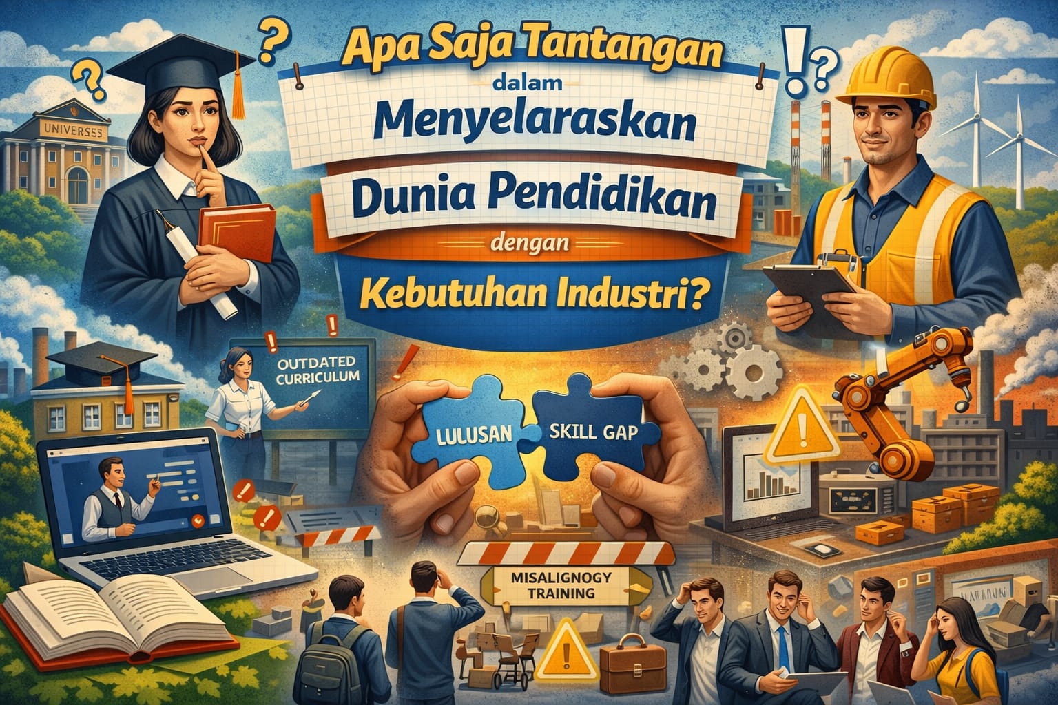 Apa Saja Tantangan dalam Menyelaraskan Dunia Pendidikan dengan Kebutuhan Industri?