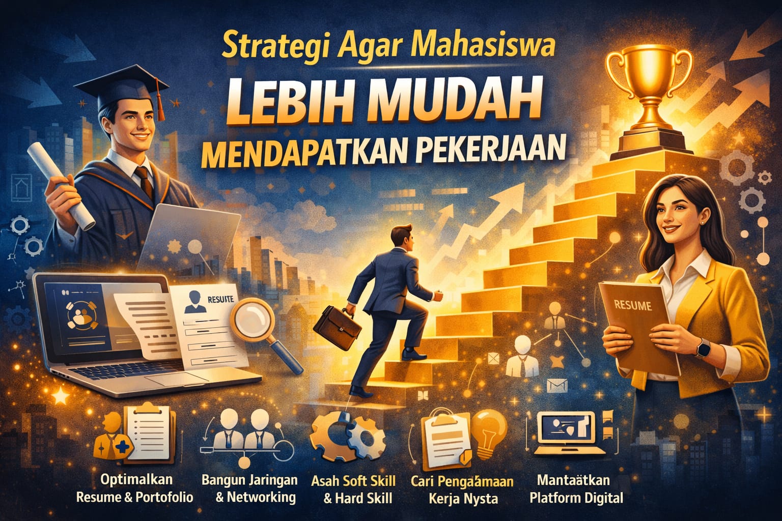 Strategi Agar Mahasiswa Lebih Mudah Mendapatkan Pekerjaan