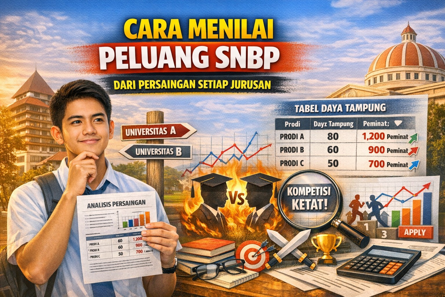 Cara Menilai Peluang SNBP dari Persaingan Setiap Jurusan