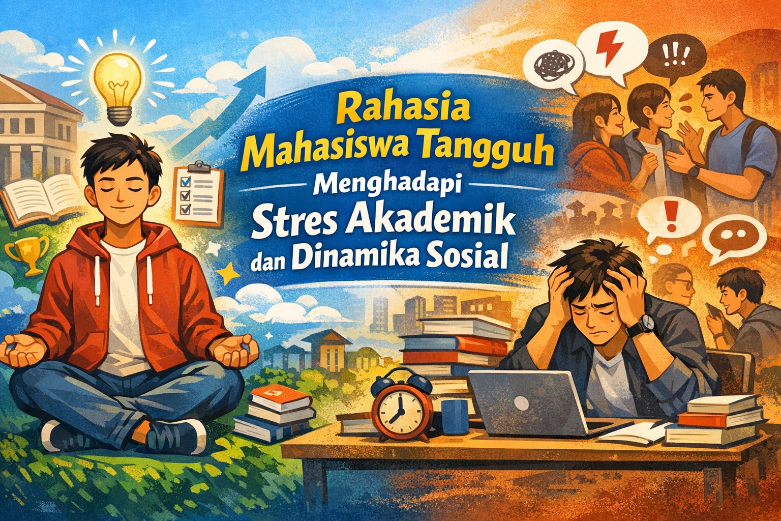 Rahasia Mahasiswa Tangguh Menghadapi Stres Akademik dan Dinamika Sosial