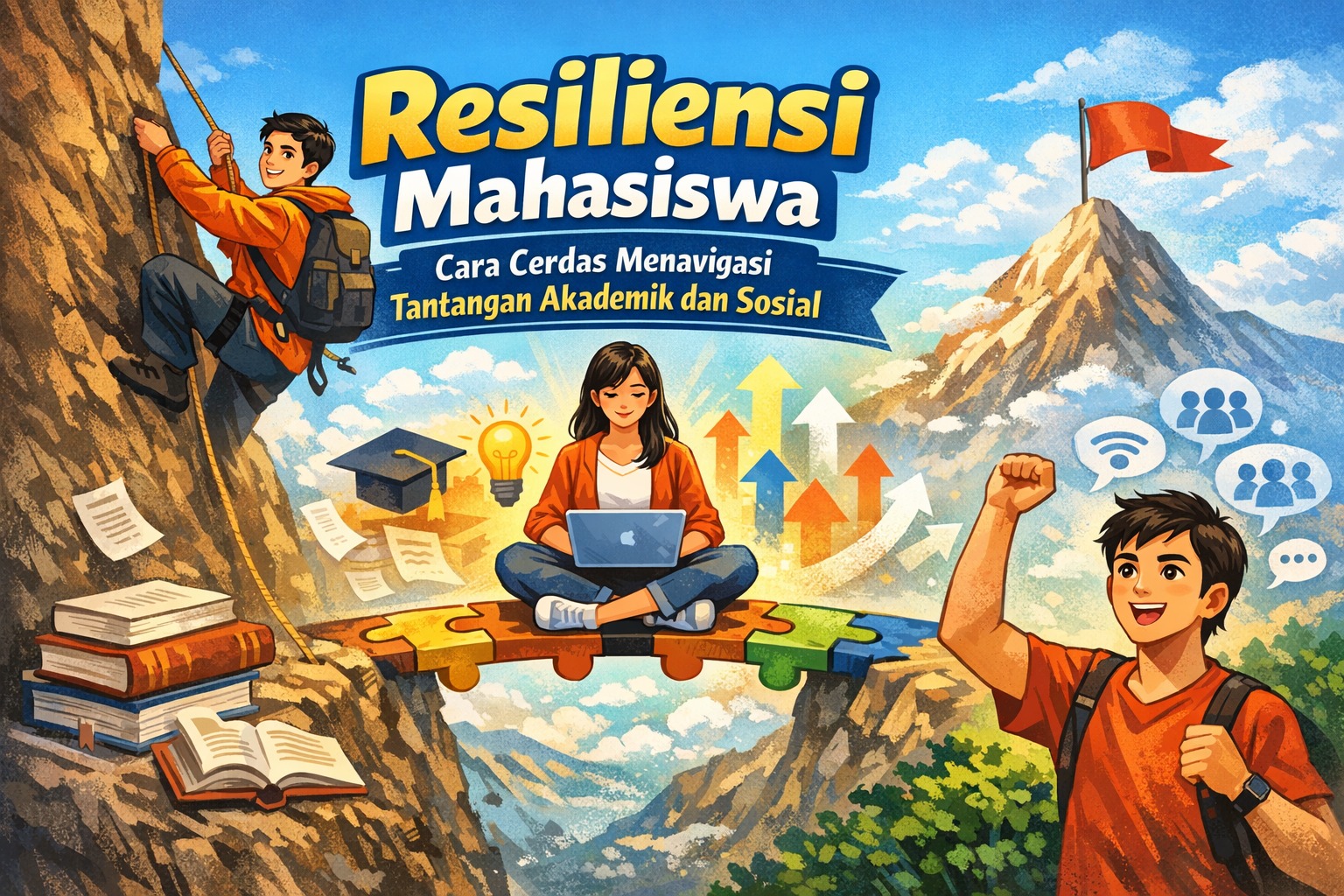Resiliensi Mahasiswa Cara Cerdas Menavigasi Tantangan Akademik dan Sosial