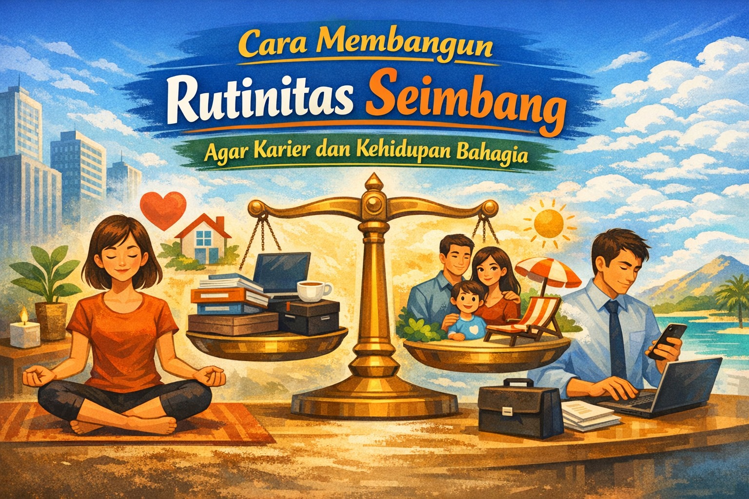 Cara Membangun Rutinitas Seimbang Agar Karier dan Kehidupan Bahagia