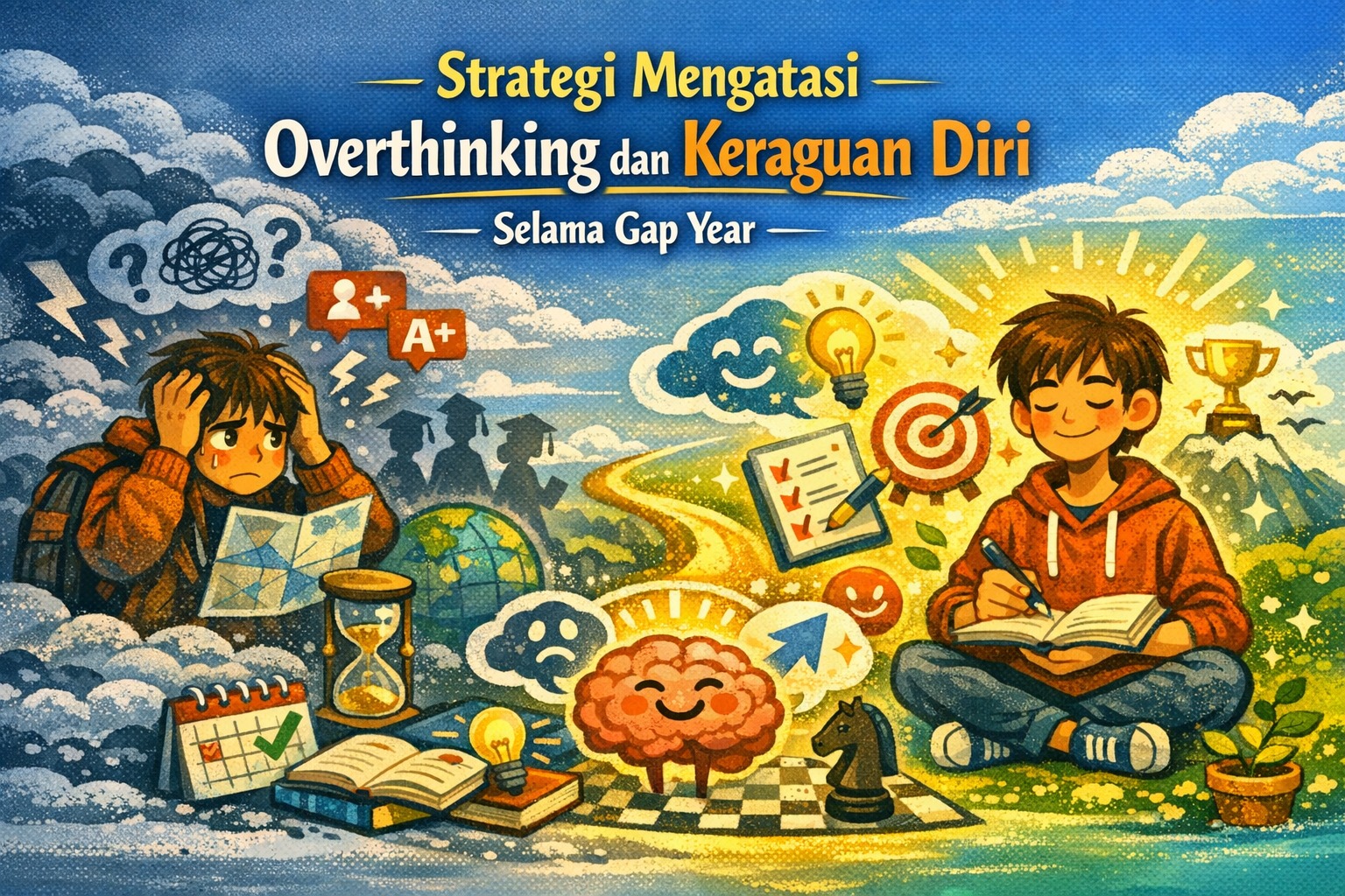 Strategi Mengatasi Overthinking dan Keraguan Diri Selama Gap Year
