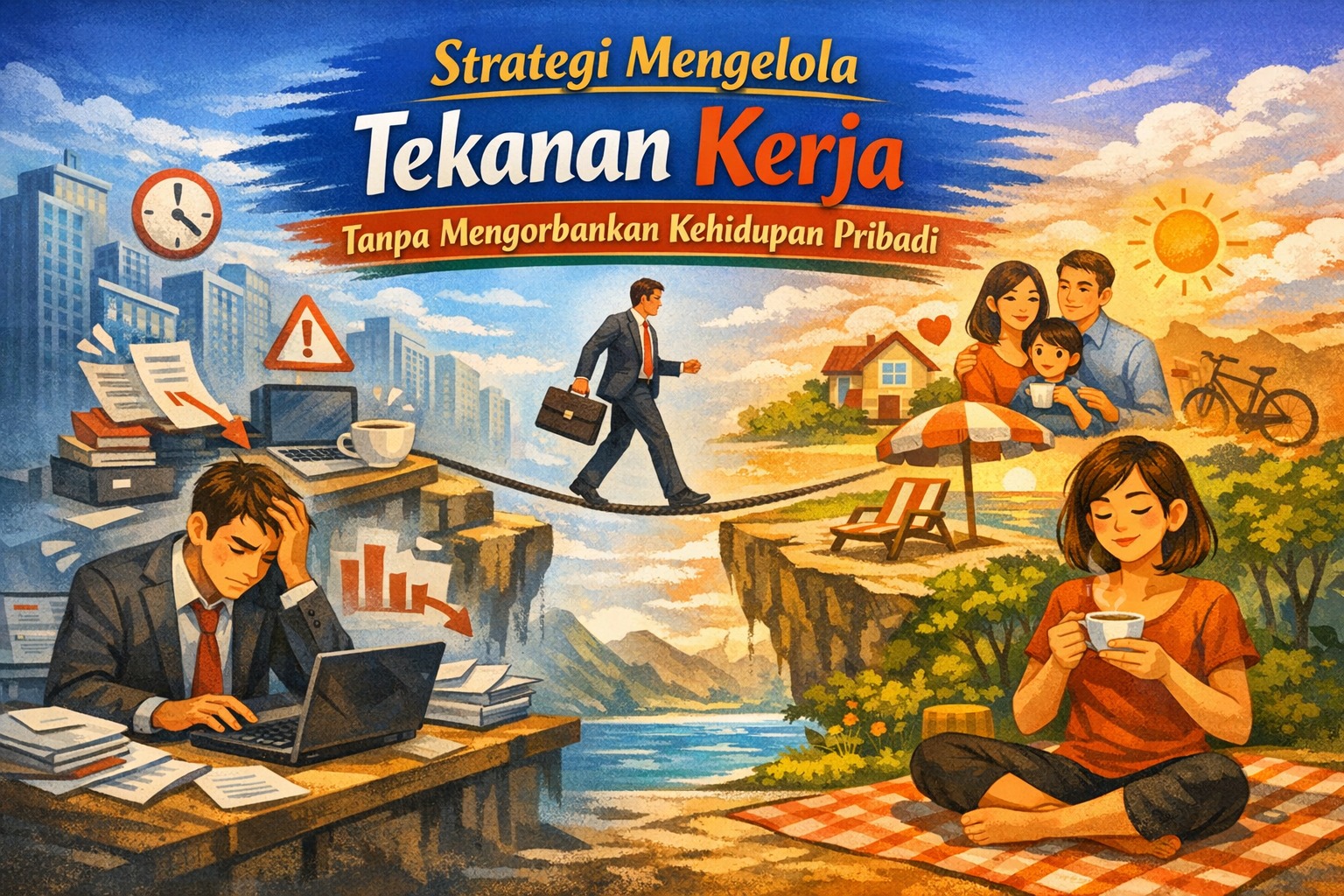 Strategi Mengelola Tekanan Kerja Tanpa Mengorbankan Kehidupan Pribadi