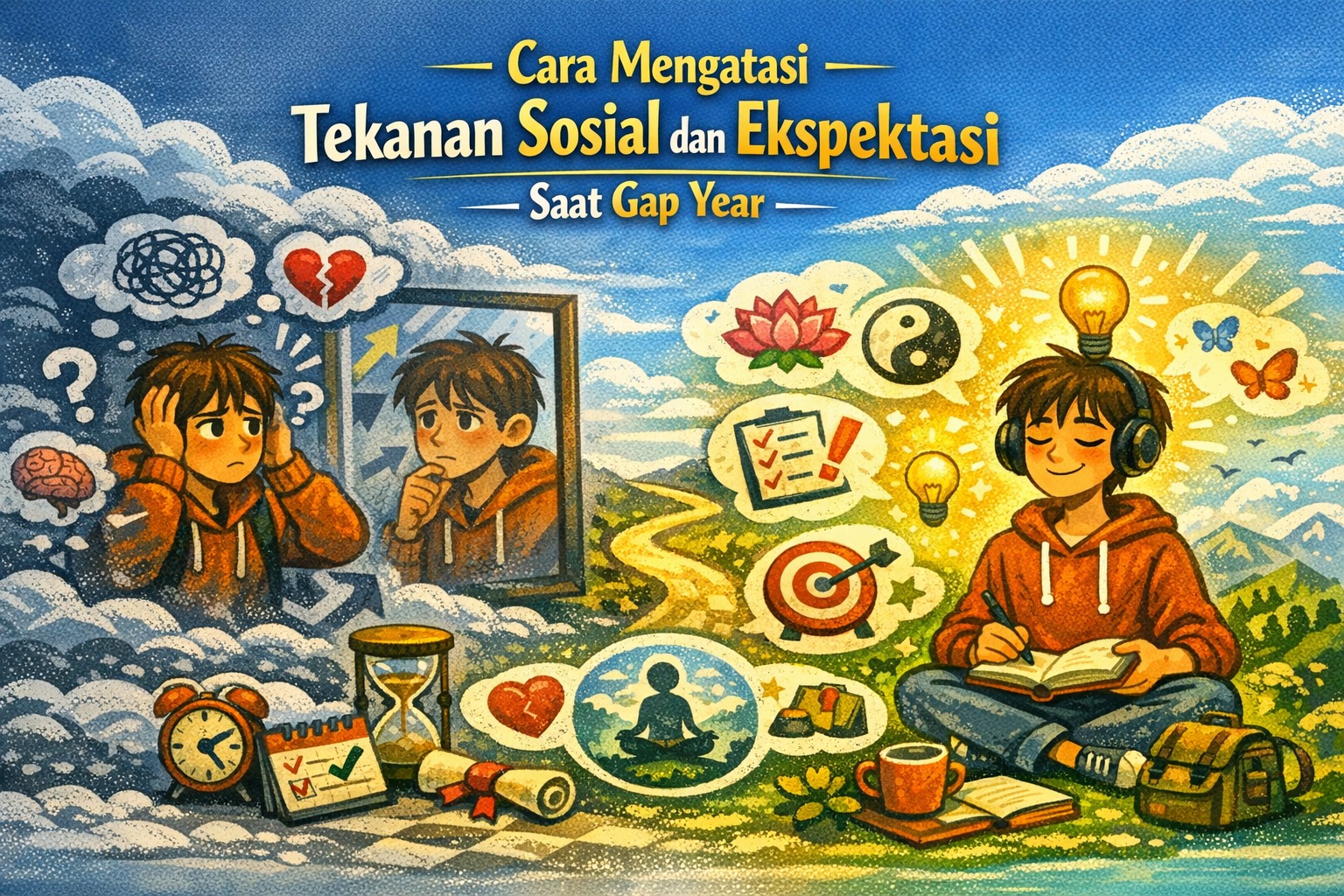 Cara Mengatasi Tekanan Sosial dan Ekspektasi Saat Gap Year