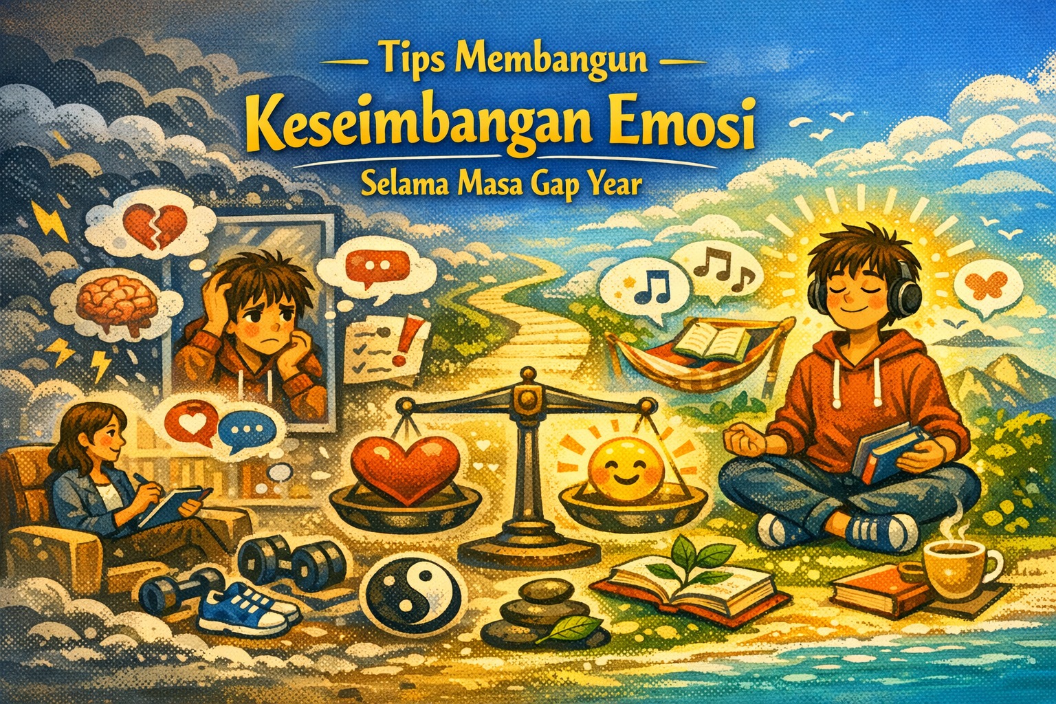 Tips Membangun Keseimbangan Emosi Selama Masa Gap Year