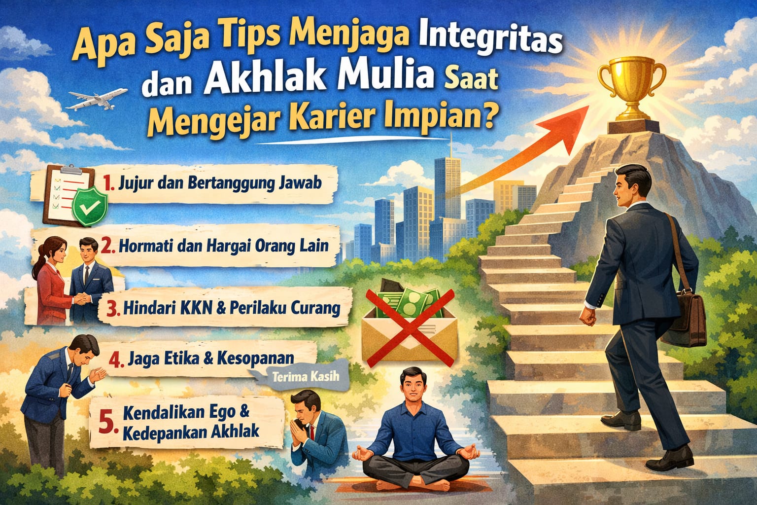 Apa Saja Tips Menjaga Integritas dan Akhlak Mulia Saat Mengejar Karier Impian?